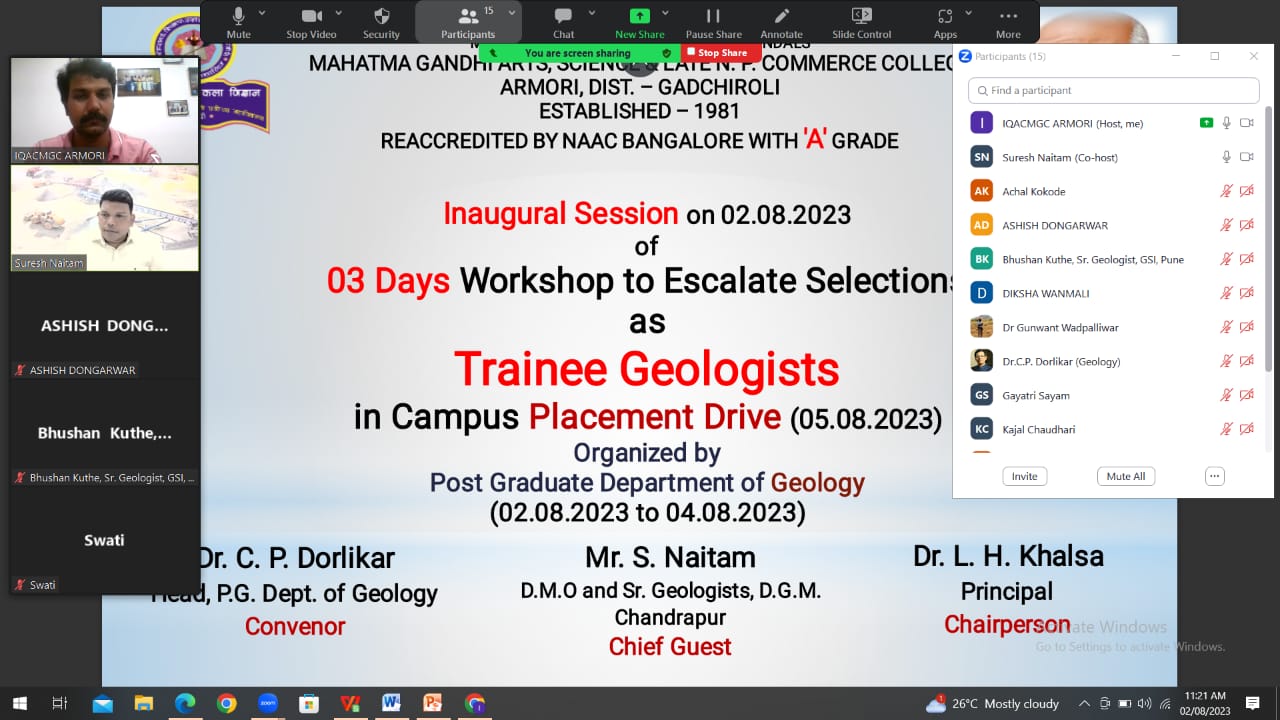 THREE DAY WORKSHOP